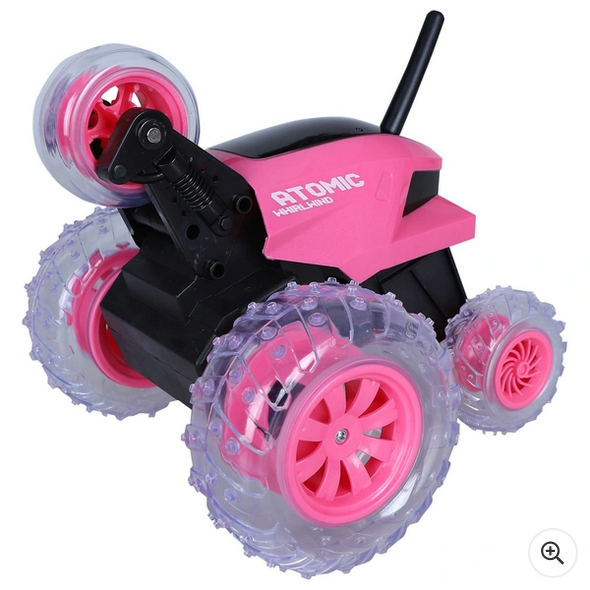 Remote Control Tumbling Stunt Car Pink