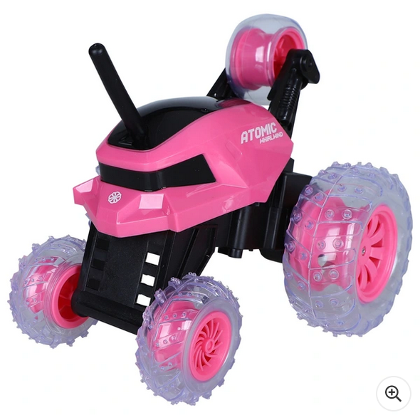 Remote Control Tumbling Stunt Car Pink