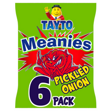 Načíst obrázek do prohlížeče Galerie, Tayto Meanies Pickled Onion 6 Pack (102 g)