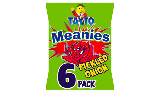 Tayto Meanies Pickled Onion 6 Pack (102 g)