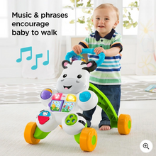 Načíst obrázek do prohlížeče Galerie, Fisher-Price Learn with Me Zebra Baby Walker