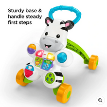 Load image into Gallery viewer, Fisher-Price Learn with Me Zebra Baby Walker