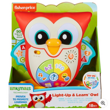 Load image into Gallery viewer, Fisher-Price Linkimals Light-Up &amp; Learn Owl