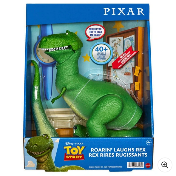 Disney Pixar Toy Story Roarin' Laughs Rex Figure