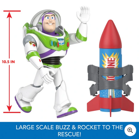 Disney Pixar Toy Story Rocket Rescue Buzz Lightyear Action Figure