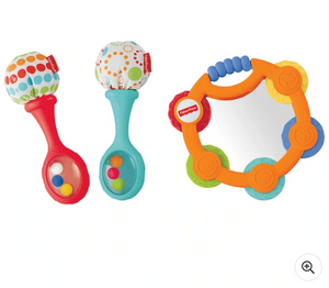 Fisher Price Tambourine and Maracas Gift Set