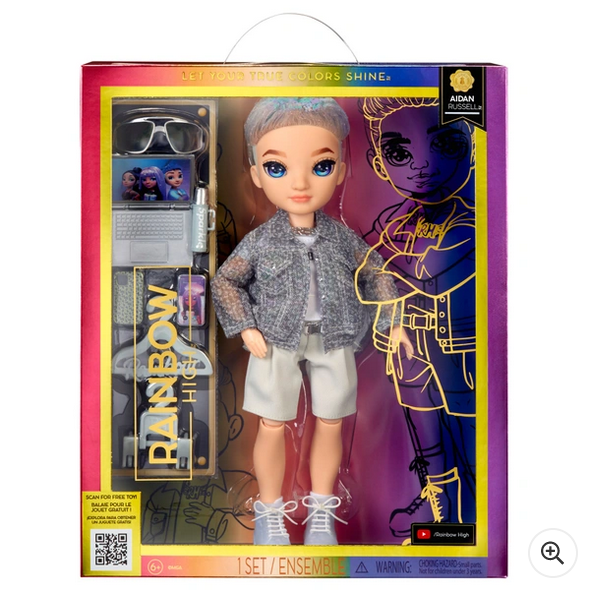 Rainbow High Fashion Doll Series 5 - Aidan Russell (Purple)