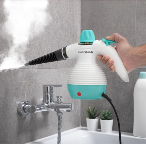 InnovaGoods Multi-purpose, 9-in-1 Hand-held Steamer with Accessories Steany  0,35 L 3 Bar 1000W