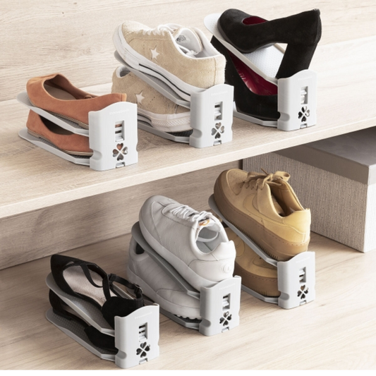 InnovaGoods Adjustable Shoe Organiser Sholzzer  6 Units