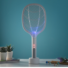 Load image into Gallery viewer, 2-in-1 Rechargeable Insect Killing Racket with UV Light KL Rak InnovaGoods