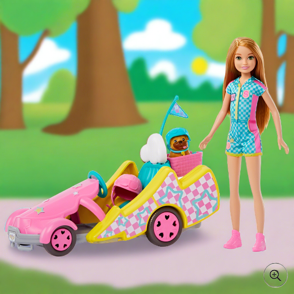 Barbie And Stacie To The Rescue Go Kart Set