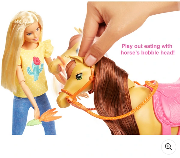 Barbie Hugs 'n' Horses Playset Barbie Chelsea Horse Pony Plus Accessories