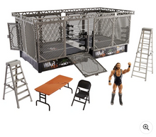 Načíst obrázek do prohlížeče Galerie, WWE Survivor Series TakeOver War Games Playset with Butch Action Figure