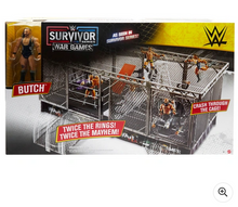 Načíst obrázek do prohlížeče Galerie, WWE Survivor Series TakeOver War Games Playset with Butch Action Figure