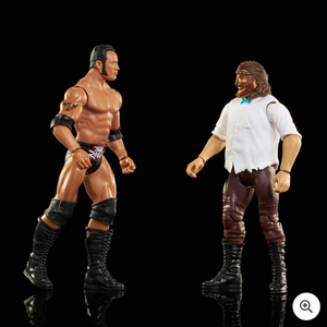 WWE Championship Showdown Mankind vs The Rock Action Figure 2 Pack