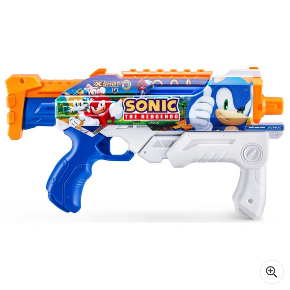 XSHOT Water Fast-Fill Skins Sonic  Hyperload Water Blaster by zuru