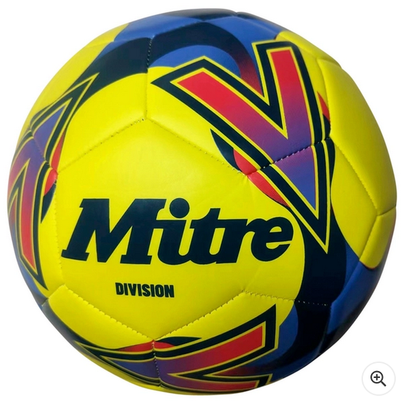 Mitre Size 5 Football Yellow