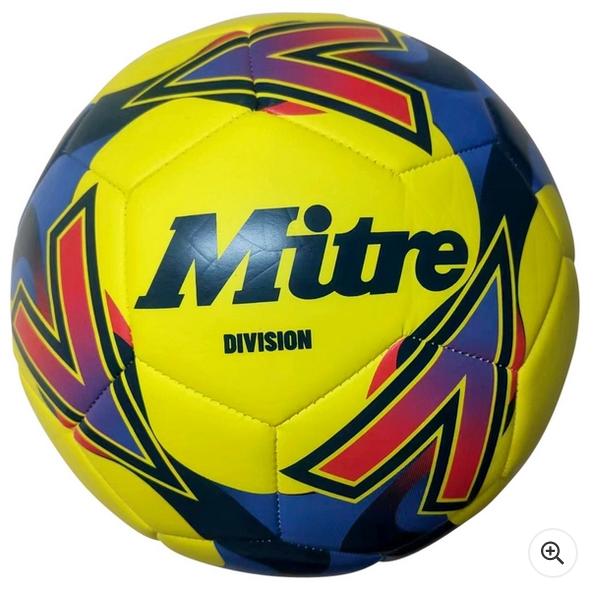 Mitre Size 5 Football Yellow