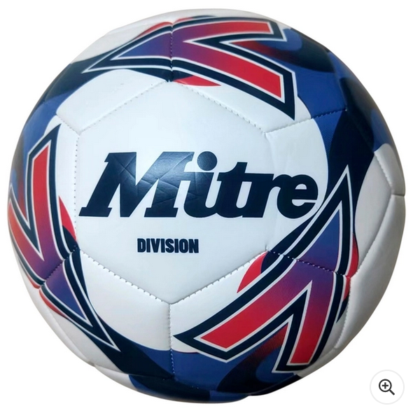 Mitre Size 5 Football White