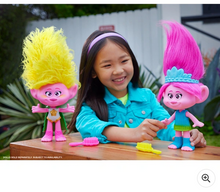 Načíst obrázek do prohlížeče Galerie, Trolls 3 Band Together Rainbow HairTunes Poppy Singing Doll