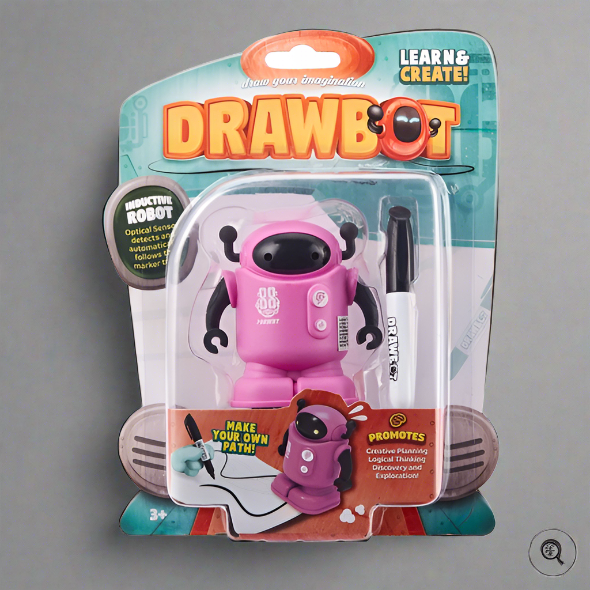 Learn and Create Drawbot Toy Assorted styles 1 Supplied