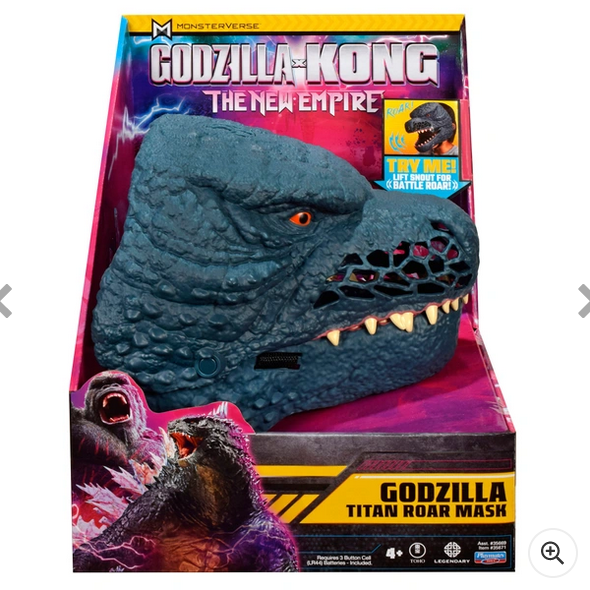 Monsterverse Dinosaur Godzilla x Kong: The New Empire Godzilla Titan Roar Mask