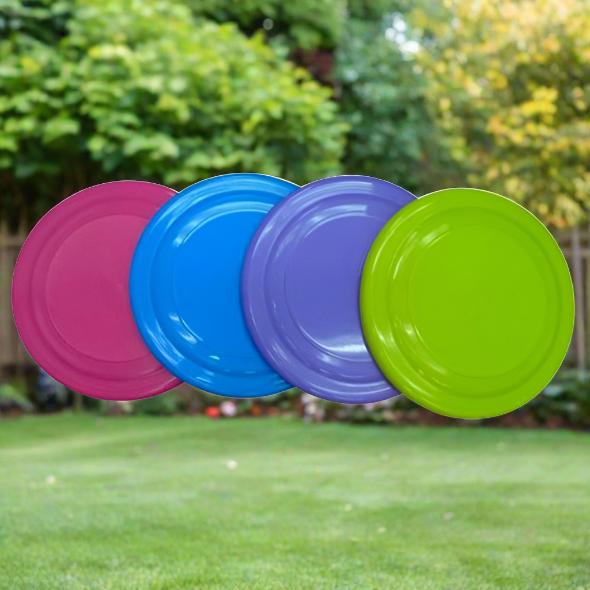 Childrens Flying Disks x 4 Various Colours