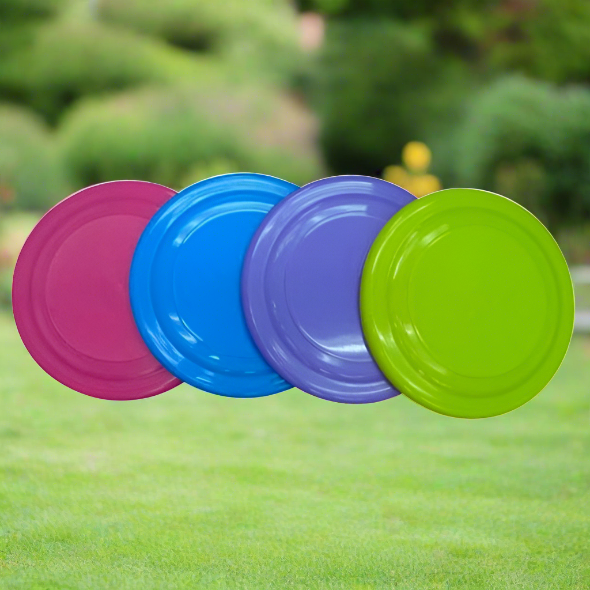 Childrens Flying Disks x 4 Various Colours