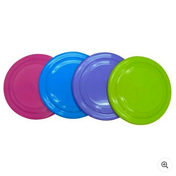 Childrens Flying Disks x 4 Various Colours