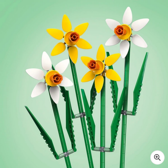 LEGO Botanicals 40747 Daffodils Artificial Flowers Set