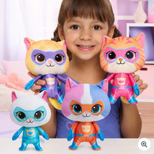 Load image into Gallery viewer, Disney Junior SuperKitties Small Plush Assorted Styles 1 Plush supplied