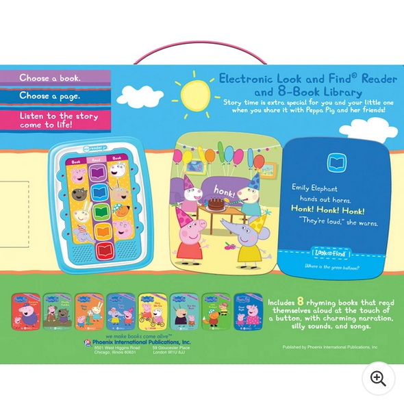 Peppa Pig Me Reader: Junior Electronic Reader and 8 Book Library