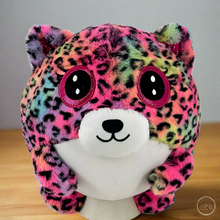 Load image into Gallery viewer, HugPals Inflatable Plush 30cm Multicoloured Leopard Print