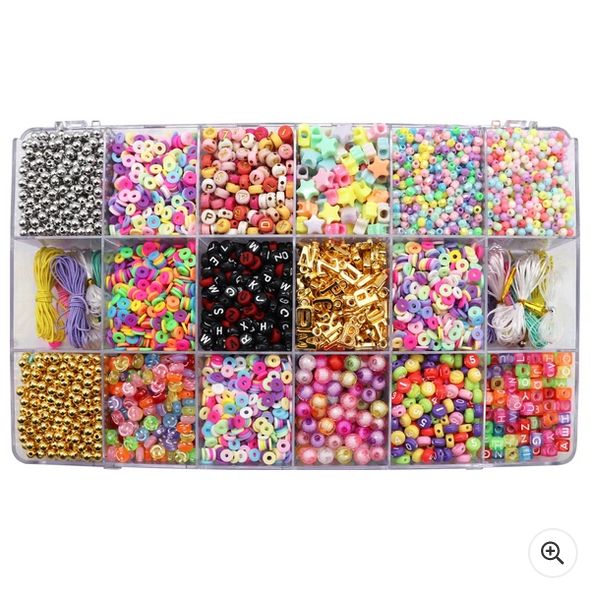 The Ultimate Bead Studio DIY Friendship Bracelet Set with 10000 Pieces