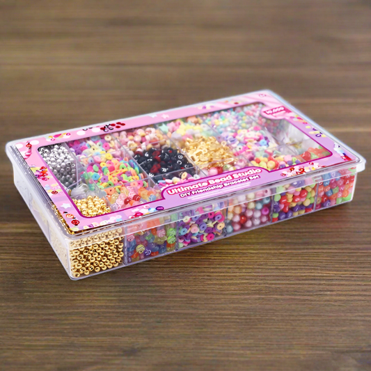 The Ultimate Bead Studio DIY Friendship Bracelet Set with 10000 Pieces