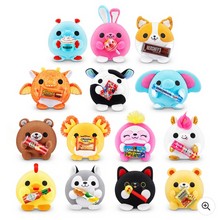 Load image into Gallery viewer, Snackles 14cm Snackle Soft Toys 1 Comic 2 Stickers  by ZURU Assorted Styles 1 Supplied