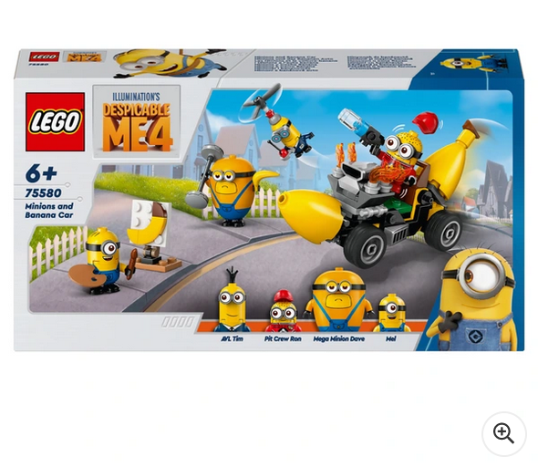 Despicable Me LEGO 75580 Minions and Banana Car Toy Set