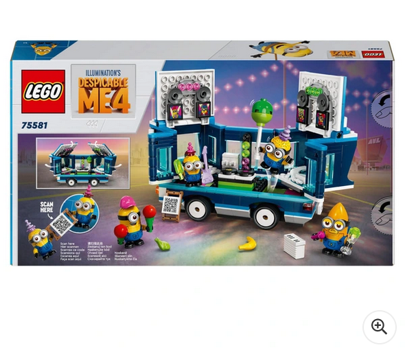 Despicable Me LEGO 75581 Minions’ Music Party Bus Toy Set