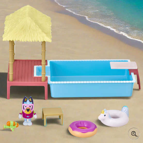 Bluey Pool Time Fun Playset