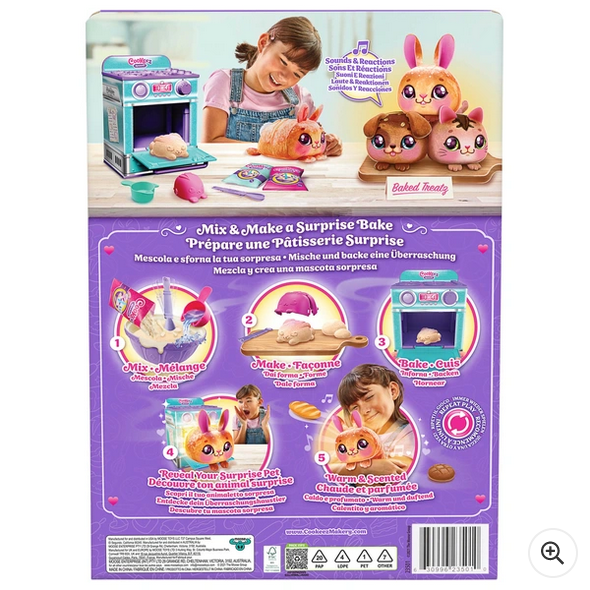 Cookeez Makery Oven Playset - Baked Treatz Plush Assorted styles 1 supplied