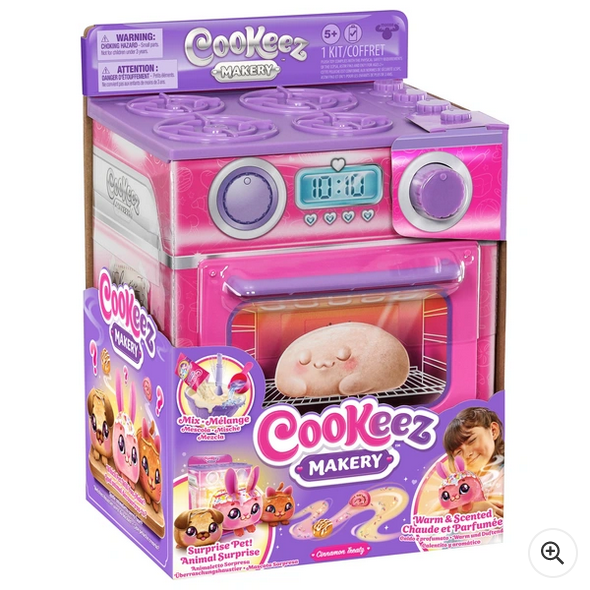 Cookeez Makery Oven Playset - Cinnamon Treatz Plush Assorted styles 1 supplied