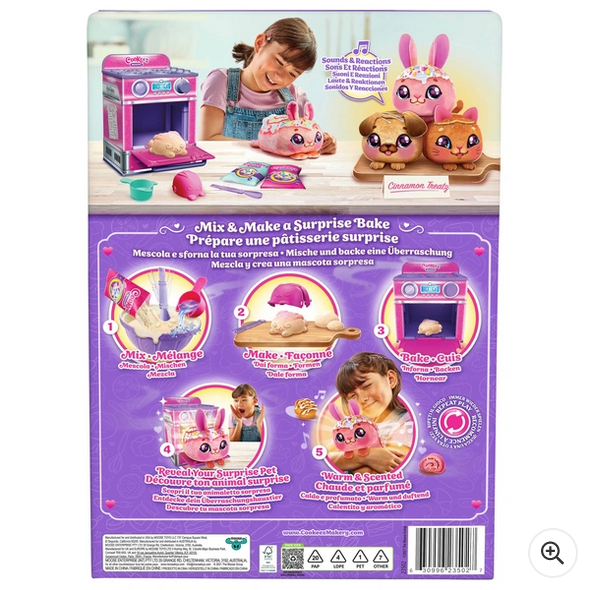 Cookeez Makery Oven Playset - Cinnamon Treatz Plush Assorted styles 1 supplied