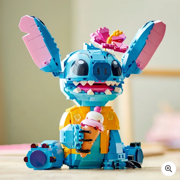 LEGO Disney 43249 Stitch Buildable Kids Toy Playset