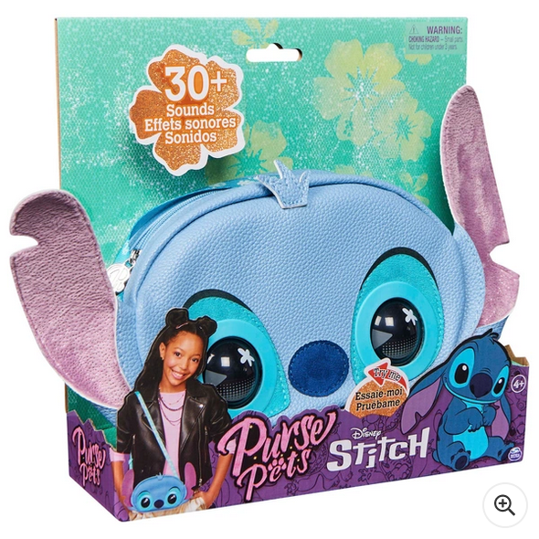 Disney Stitch Interactive Pet with 30+ Sounds Bag