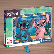 Načíst obrázek do prohlížeče Galerie, Clementoni Disney Stitch 104 Piece Jigsaw Puzzle