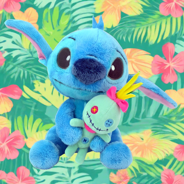 Disney Stitch and Scrump 25cm Plush Toy