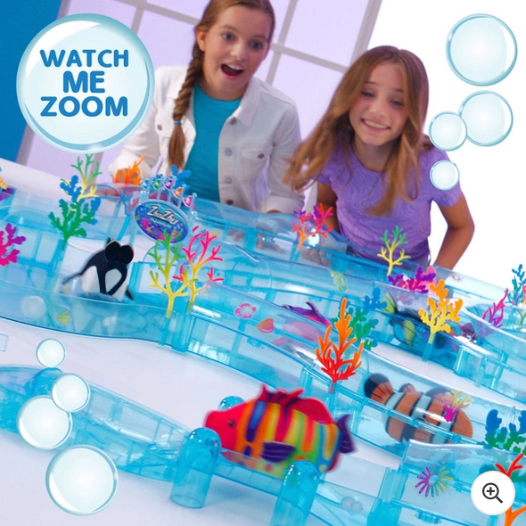 Zhu Zhu Aquarium Bubble Ball & Surfboard Playset