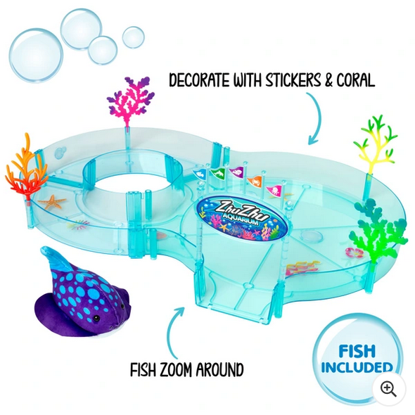 Zhu Zhu Aquarium Starter Playset With Fish