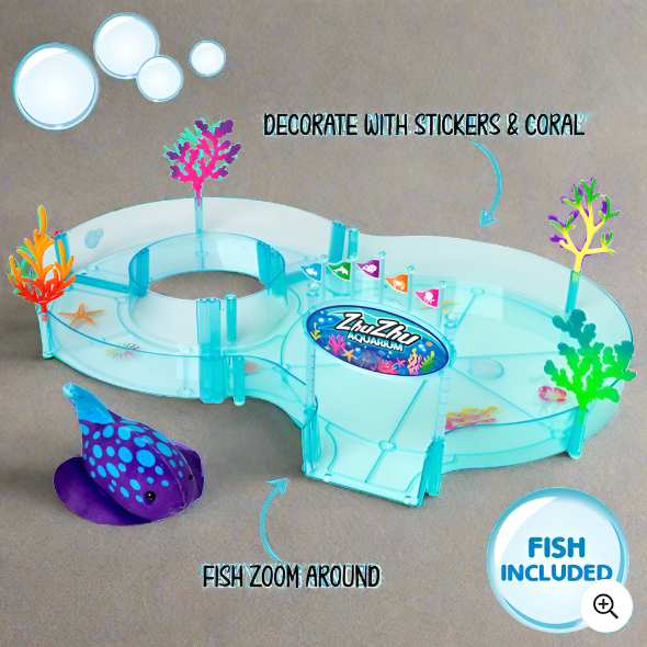 Zhu Zhu Aquarium Starter Playset With Fish