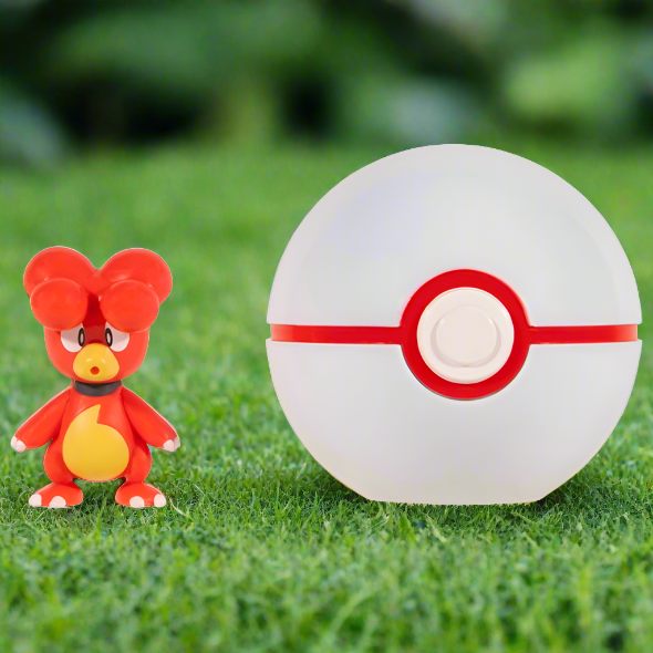 Pokemon Clip 'N' Go Pokéball Magby & Premier Ball Figure